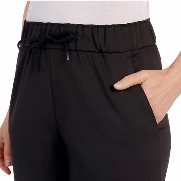 Hilary Radley Women Waistband Pull-On Ankle Pants with Drawstring Black NWOT XXL - Picture 4 of 11